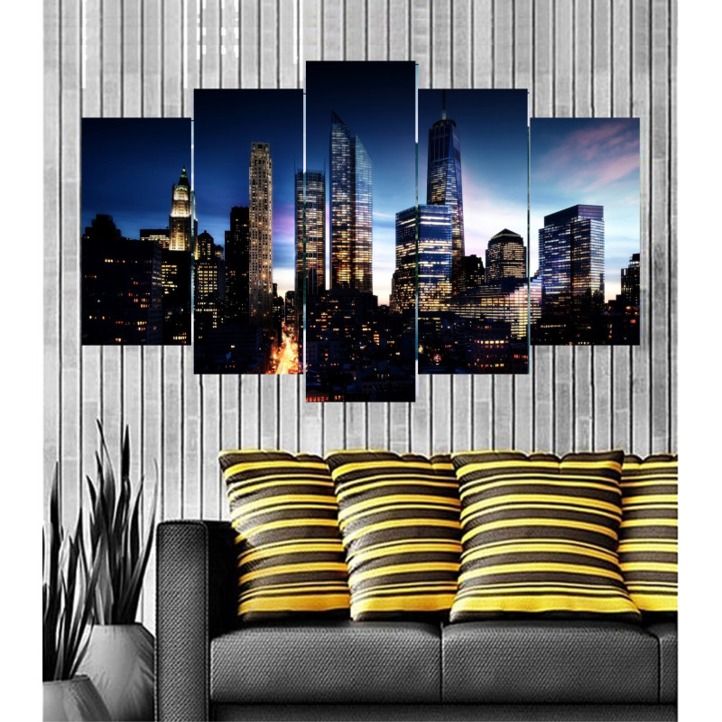 Wall Frames 5 Pieces Set Canvas - Digitally Printed Wall Canvas  post-39