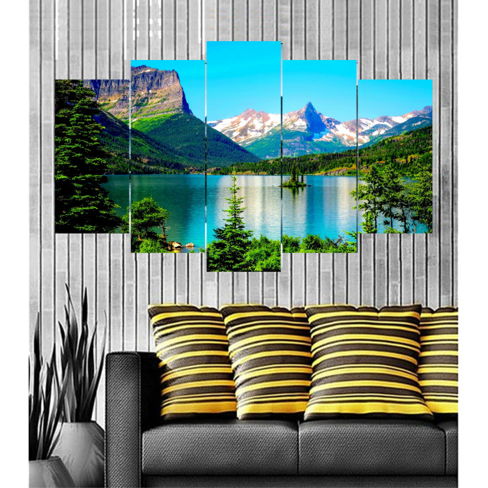Wall Frames 5 Pieces Set Canvas - Digitally Printed Wall Canvas  post-45