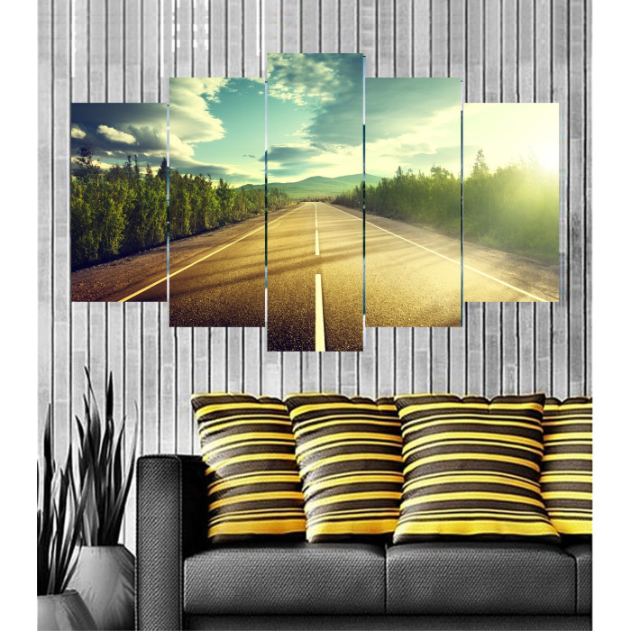 Wall Frames 5 Pieces Set Canvas - Digitally Printed Wall Canvas  post-48