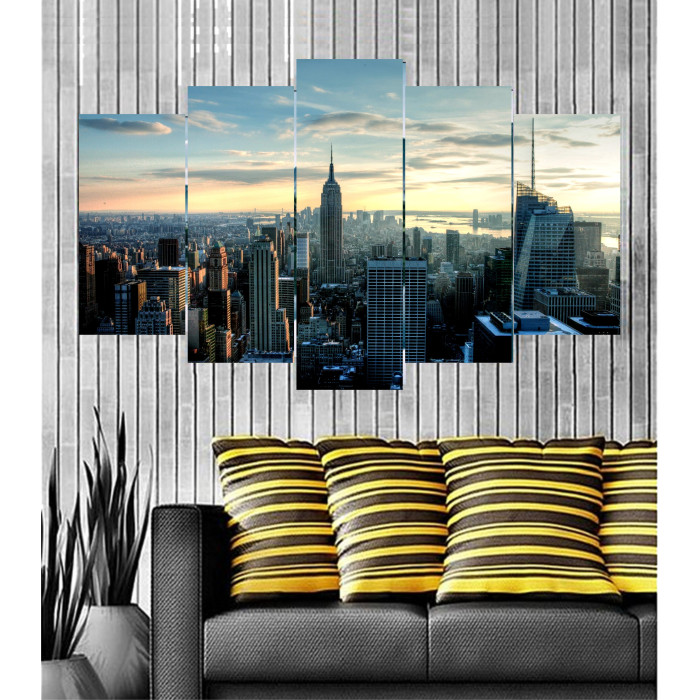 Wall Frames 5 Pieces Set Canvas - Digitally Printed Wall Canvas  post-49