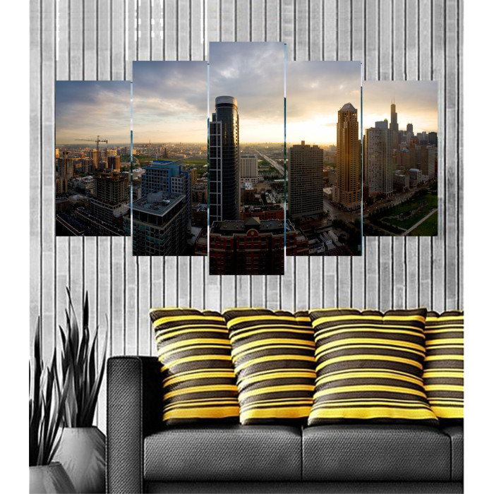 Wall Frames 5 Pieces Set Canvas - Digitally Printed Wall Canvas  post-51