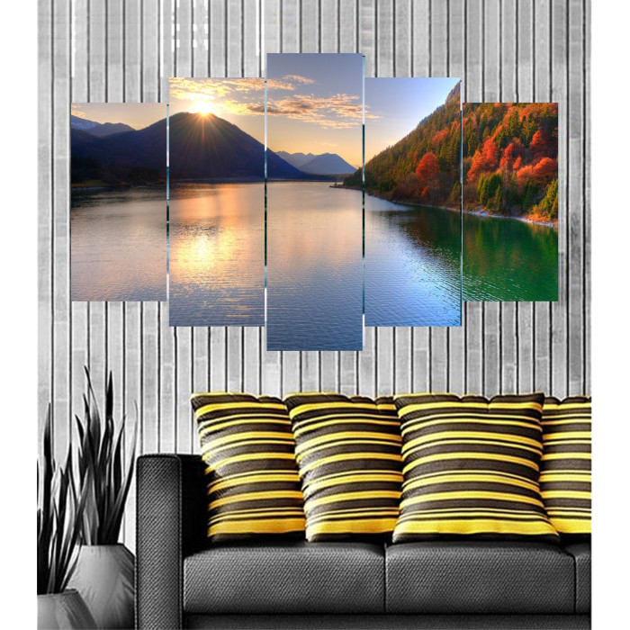 Wall Frames 5 Pieces Set Canvas - Digitally Printed Wall Canvas  post-64