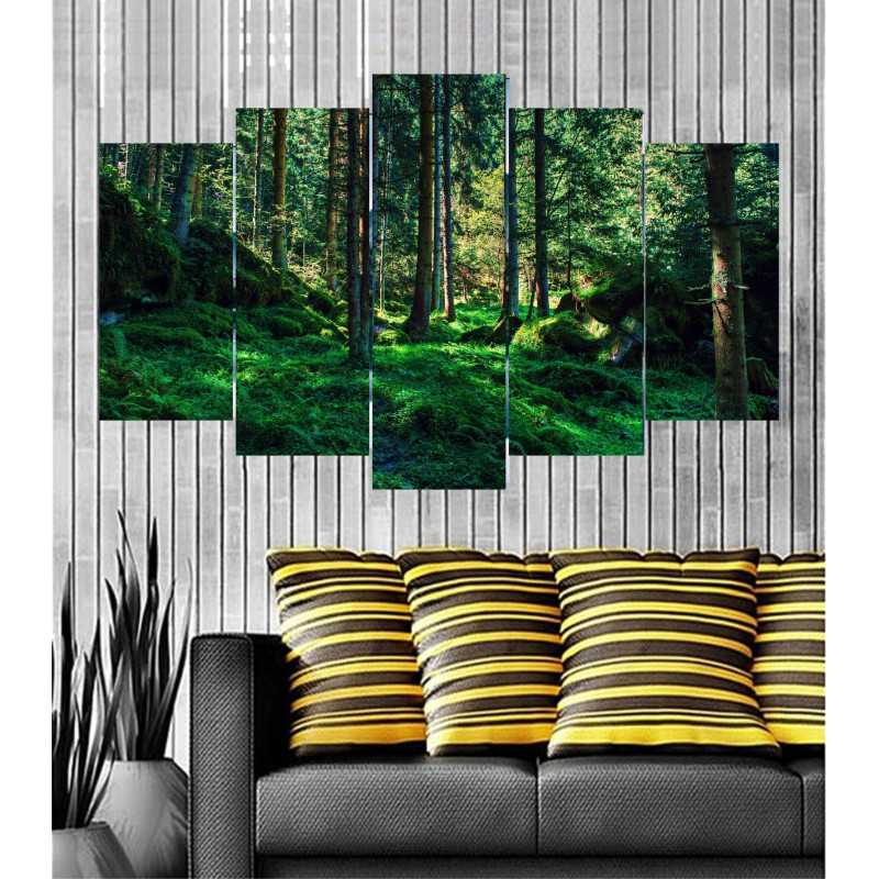 Wall Frames 5 Pieces Set Canvas - Digitally Printed Wall Canvas  post-68