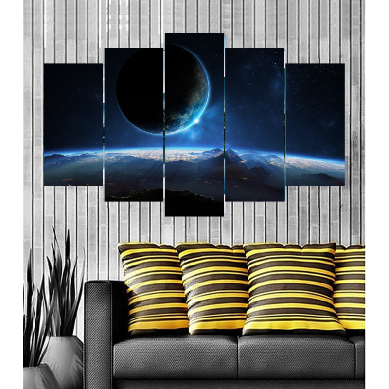 Wall Frames 5 Pieces Set Canvas - Digitally Printed Wall Canvas  post-76