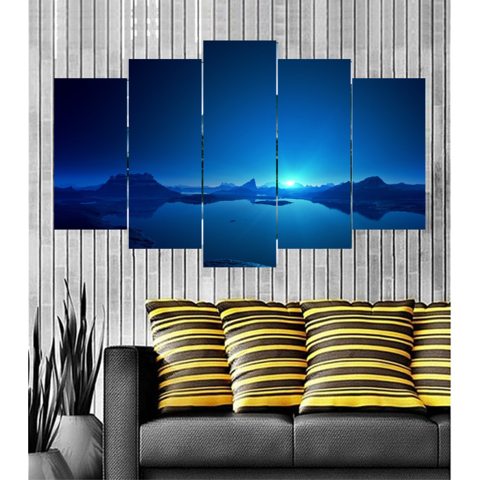 Wall Frames 5 Pieces Set Canvas - Digitally Printed Wall Canvas  post-77