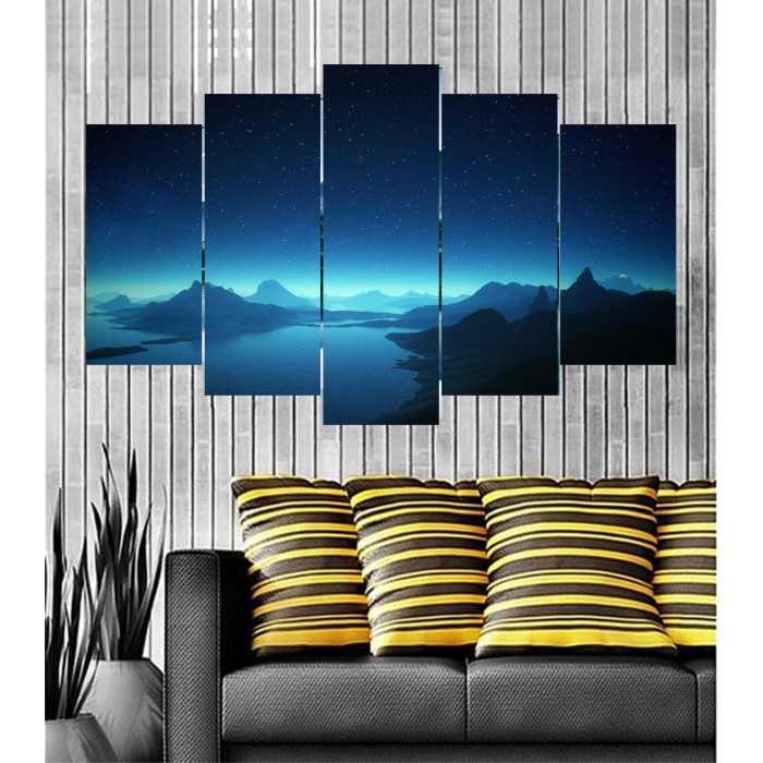 Wall Frames 5 Pieces Set Canvas - Digitally Printed Wall Canvas  post-78