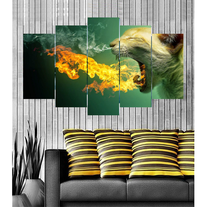 Wall Frames 5 Pieces Set Canvas - Digitally Printed Wall Canvas  post-80