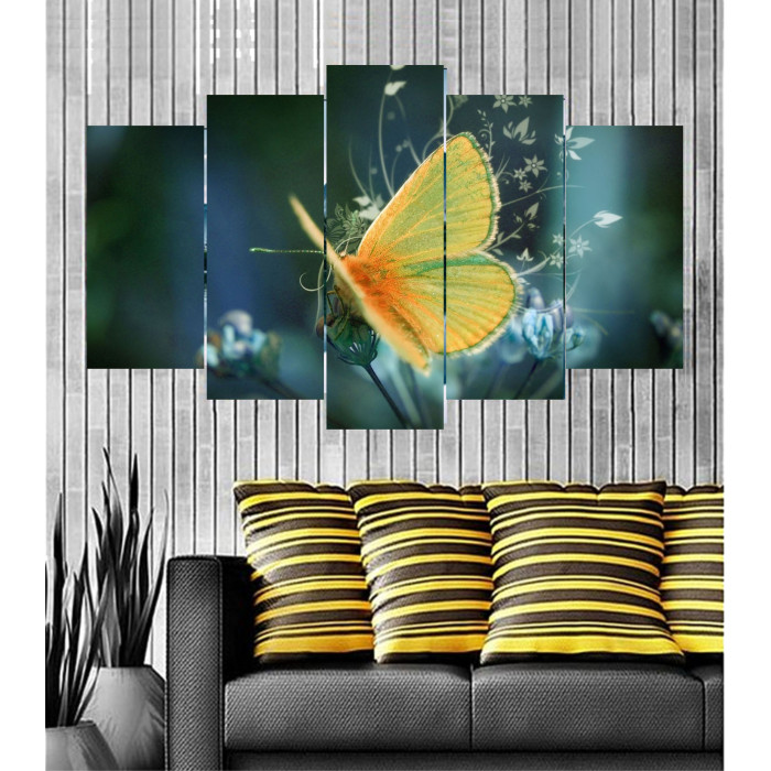 Wall Frames 5 Pieces Set Canvas - Digitally Printed Wall Canvas  post-81