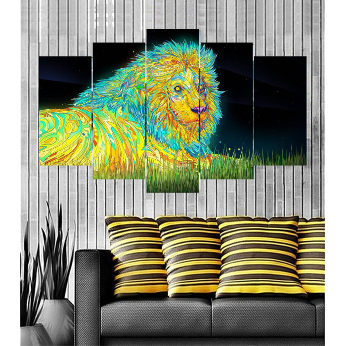 Wall Frames 5 Pieces Set Canvas - Digitally Printed Wall Canvas  post-82