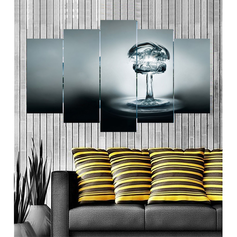 Wall Frames 5 Pieces Set Canvas - Digitally Printed Wall Canvas  post-83