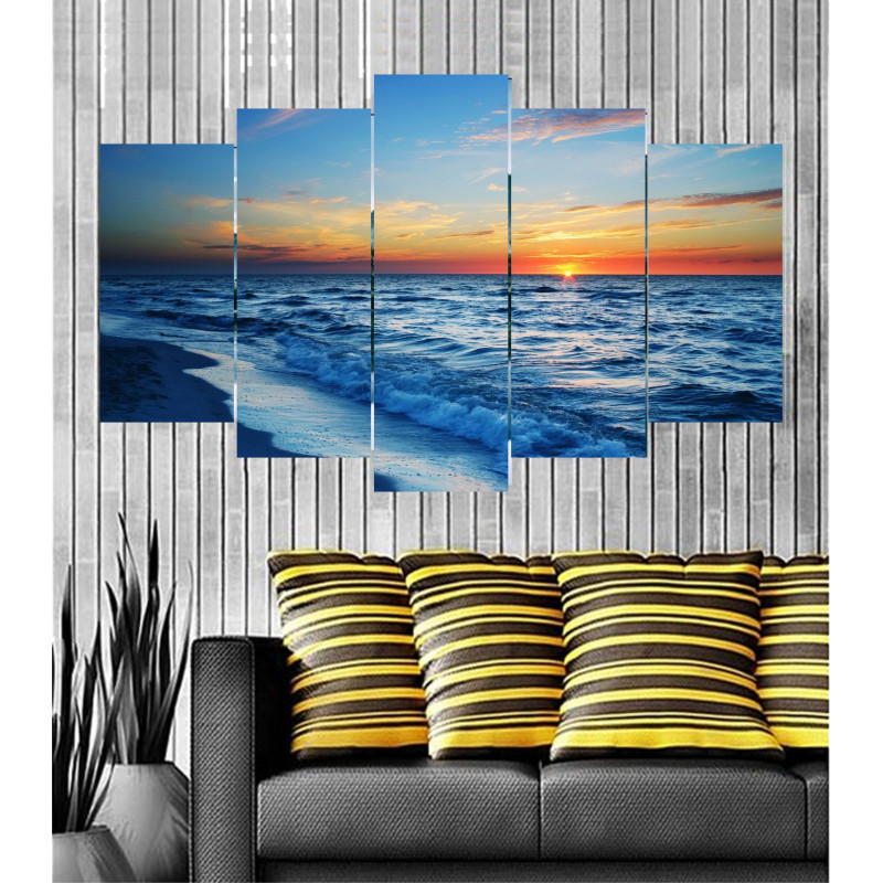 Wall Frames 5 Pieces Set Canvas - Digitally Printed Wall Canvas  post-88