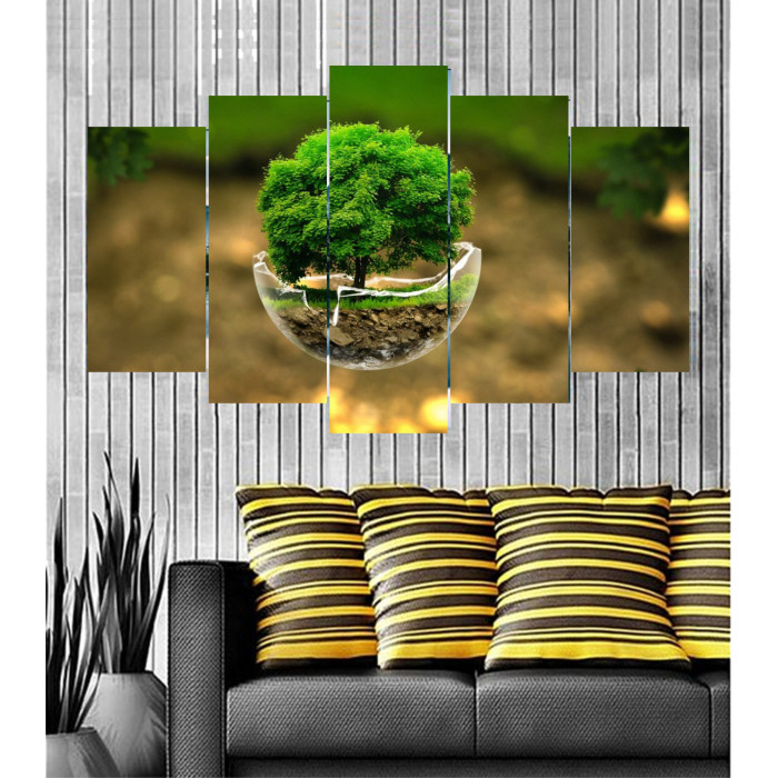 Wall Frames 5 Pieces Set Canvas - Digitally Printed Wall Canvas  post-92
