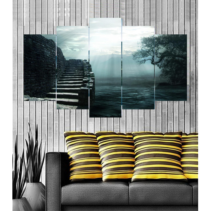 Wall Frames 5 Pieces Set Canvas - Digitally Printed Wall Canvas  post-93