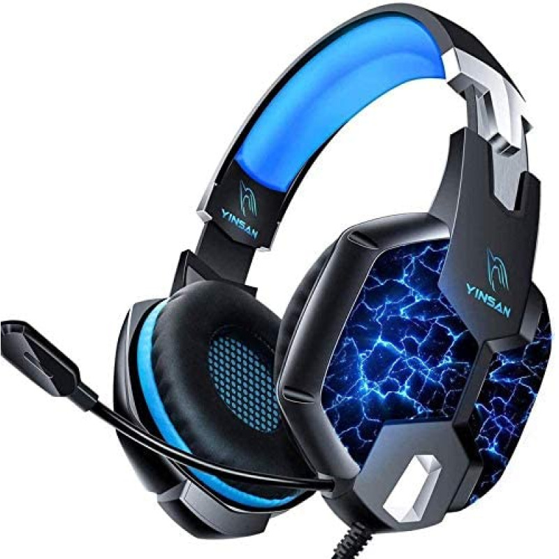 YINSAN TM-5 Gaming Headset Blue Theme