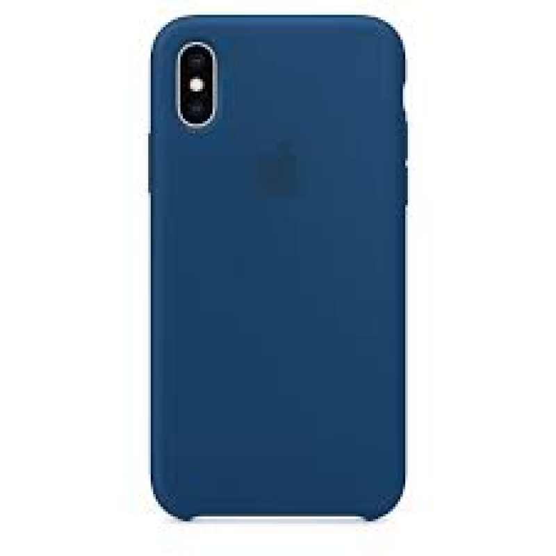 Iphone X Silicone Cover Blue