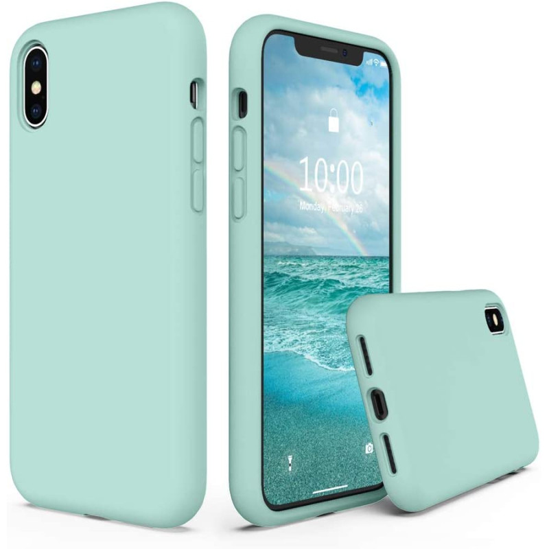 Iphone X Silicone Cover Light Green