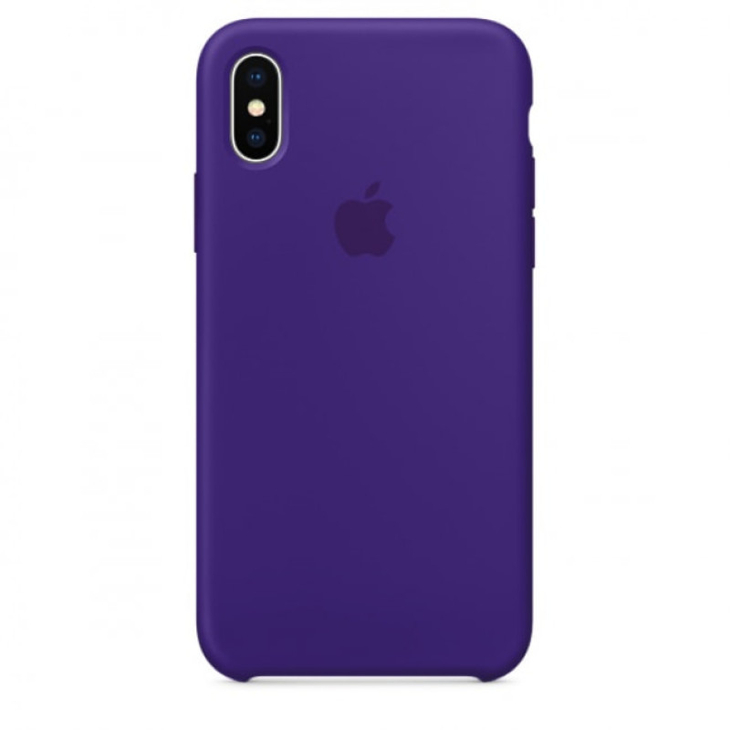 Iphone X Silicone Cover Purple