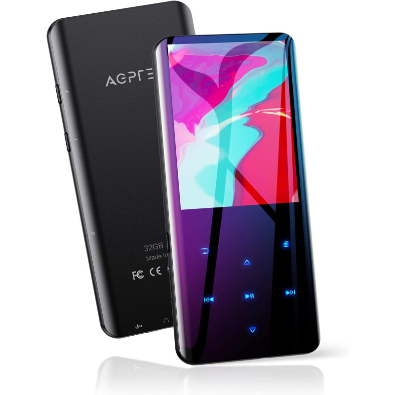  AGPTEK A19X 32GB MP3 Player with Bluetooth 5.0