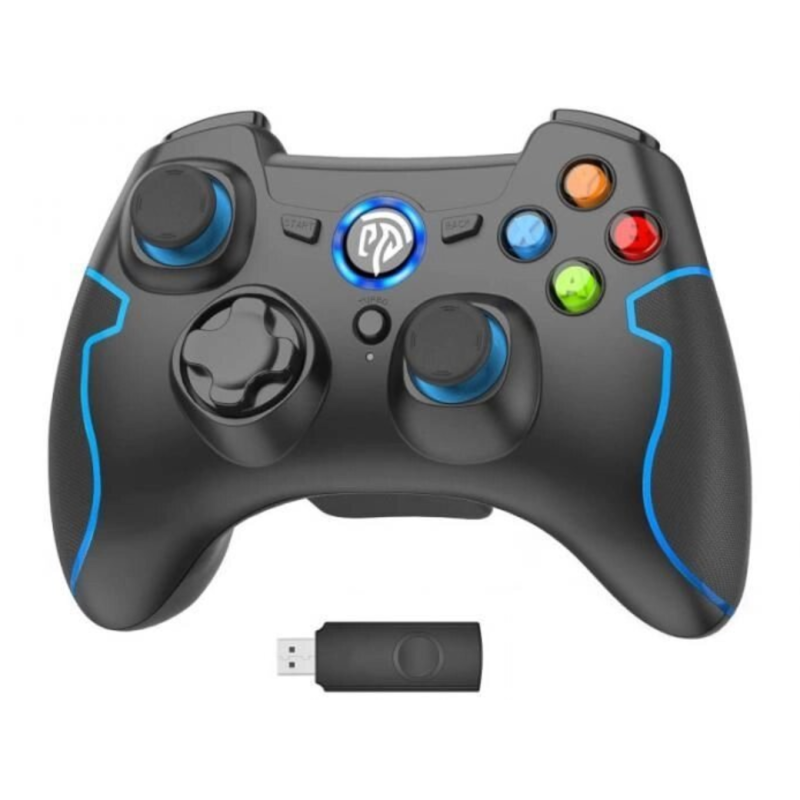 EasySMX controller Black-Light Blue 67-0001