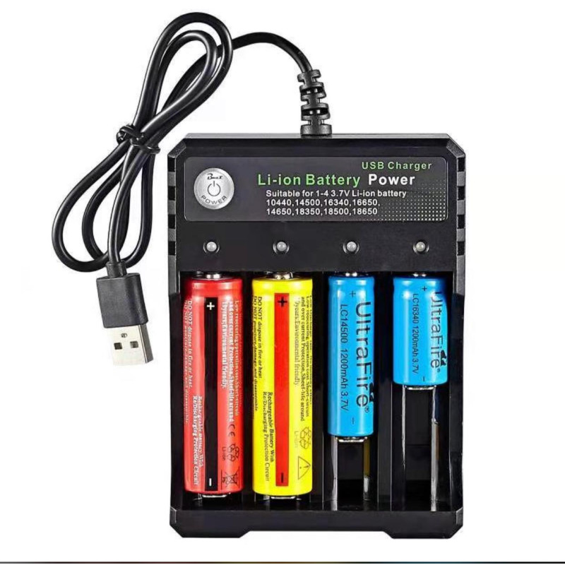 BMAX Automatic 4 Slots Lithium Battery Charger