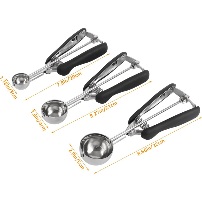 3 in 1 Scoop Spoon Stainless Steel