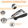 3 in 1 Scoop Spoon Stainless Steel