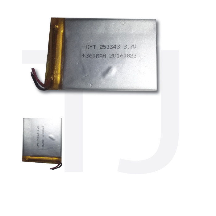 3.7v Polymer Battery 360 mAh
