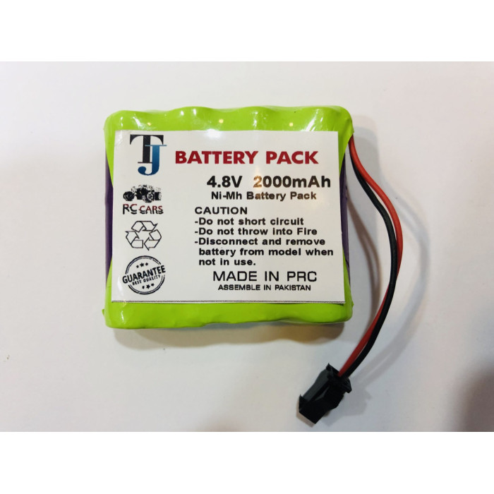 4.8V 2000mAh Car Toy Battery with 1 Year Warranty