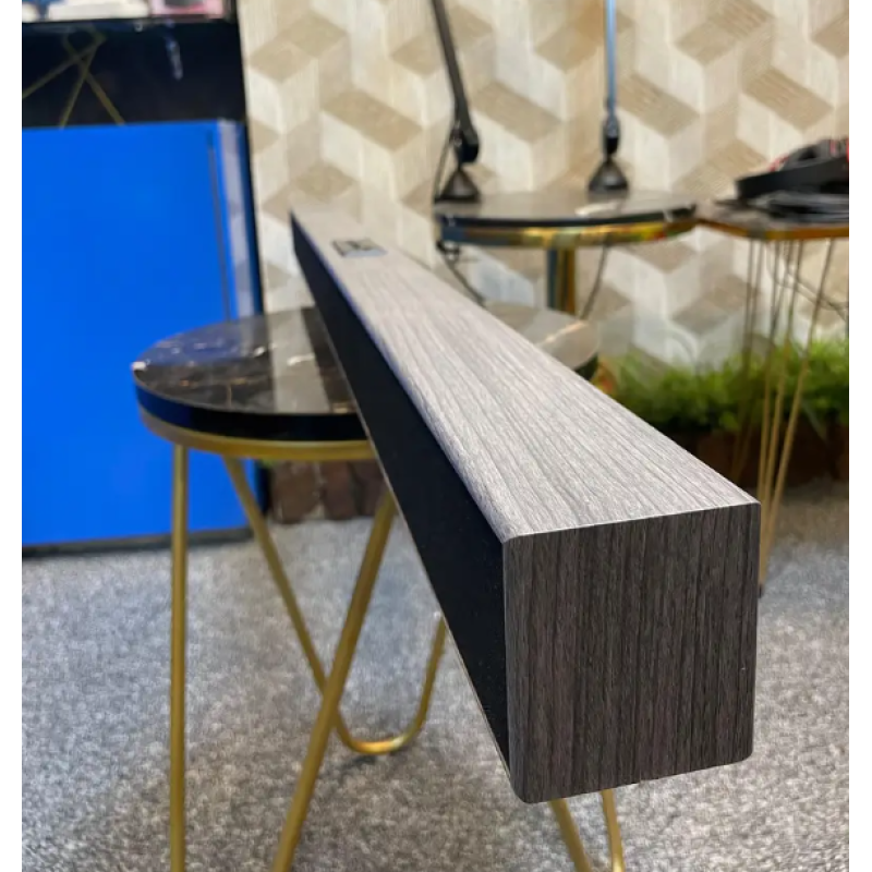 42" Bluetooth Rechargeable Soundbar 300W - Wooden Finish Look