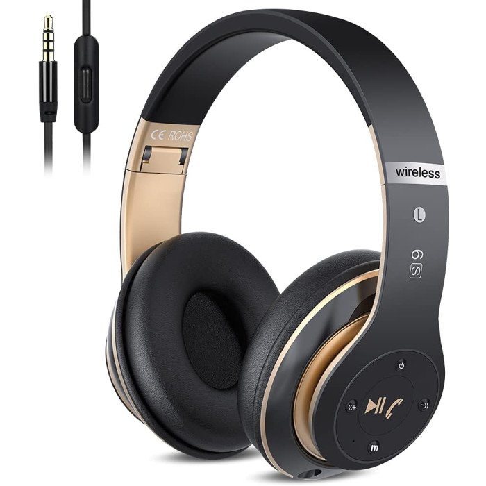 6S Wireless Bluetooth Headphones Over Ear