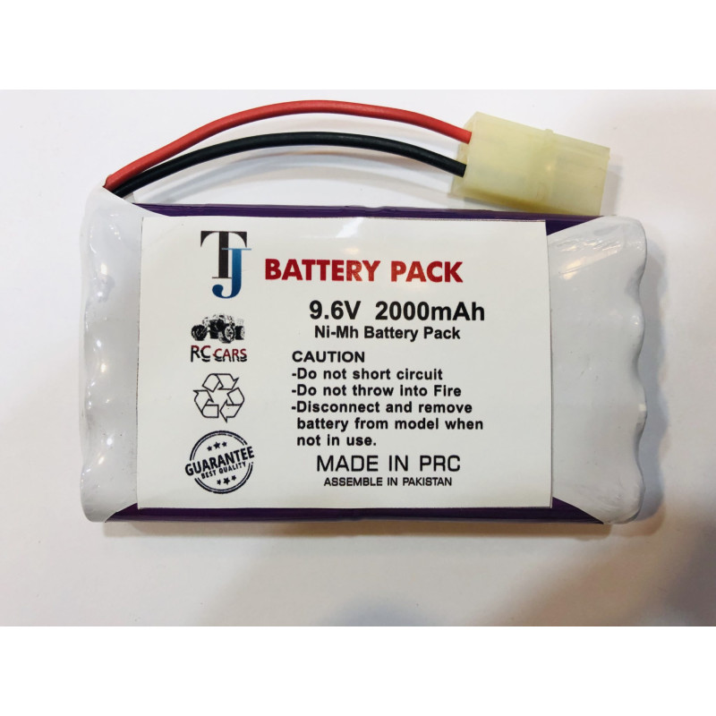 9.6V 2000mAh Car Toy Battery with 1 Year Warranty