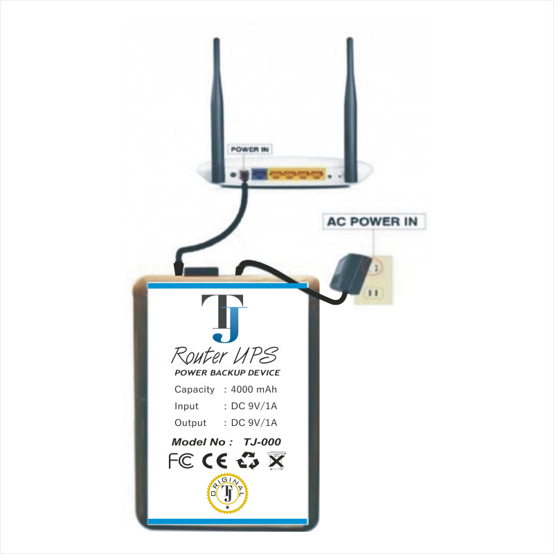 9V Router UPS Power Backup for WiFi Routers (Limited Time Offer)