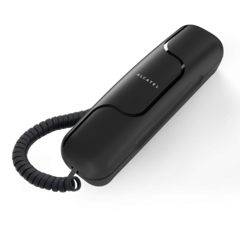 Alcatel Black Ultra Compact Corded Landline Phone, T06 EX