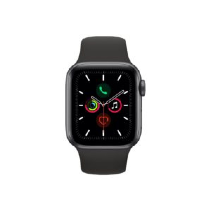 Apple Watch Series 5 44mm Space Gray Aluminum Case with Sport Band (GPS)