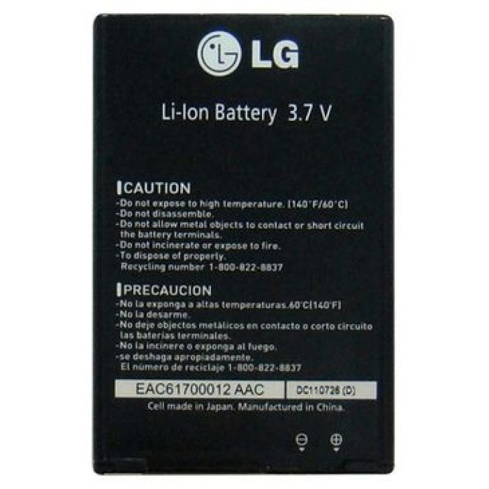BL-44JN – Battery For LG MyTouchE739MarqueeVS700EnlightenConnect -1500mAh – Black BL-44JN – Battery For LG MyTouchE739MarqueeVS700EnlightenConnect -1500mAh – Black