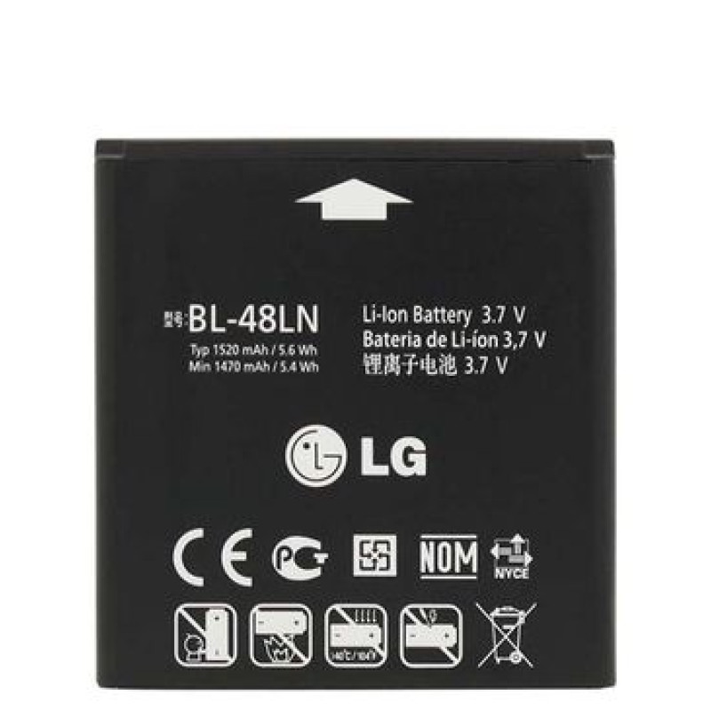 BL-48LN – Battery For LG T-Mobile MyTouch Q 4G – 1520mAh – Black