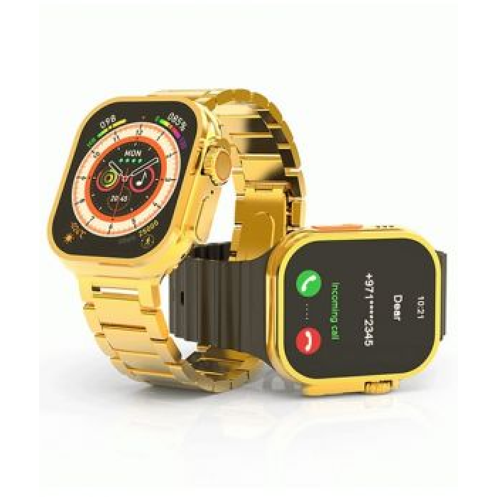 BML BW-16 Ultra Smart Watch Gold Dual Strap BML BW-16 Ultra Smart Watch Gold Dual Strap
