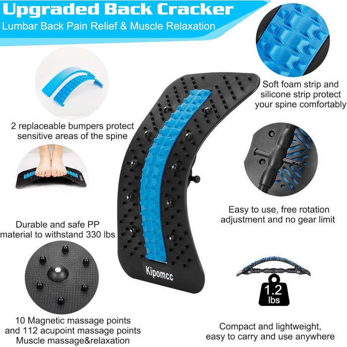 Back Stretcher Rotary Adjustment Back Cracker