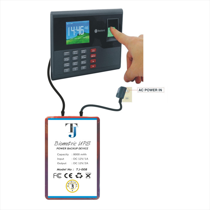 Bio Metric UPS 'Battery Backup for Attendance Machine'