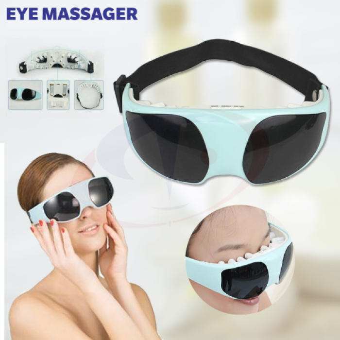Blueidea Eye Massager Vibration Relax Relief Massager Eliminates Eyestrain