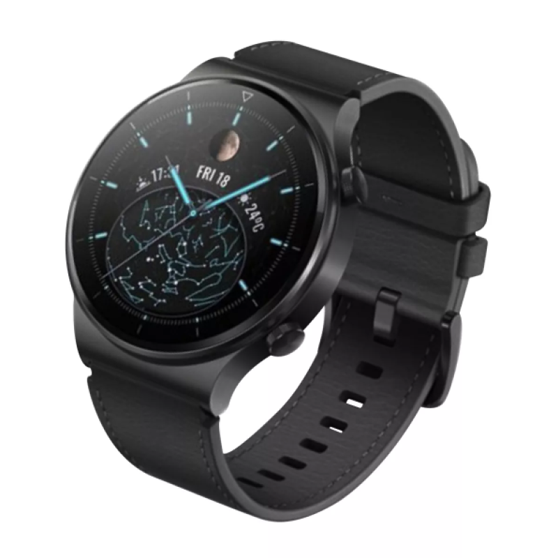 Blulory Glifo G6 Pro Smart Watch Black Leather 