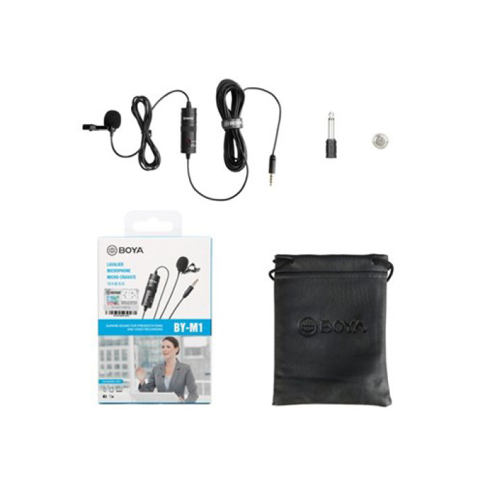 Boya BY-M1 Lavalier Microphone  Boya BY-M1 Lavalier Microphone