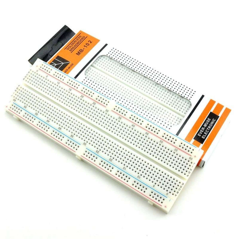 Breadboard MB102 830 Points Project Board Solder-less Bread Board