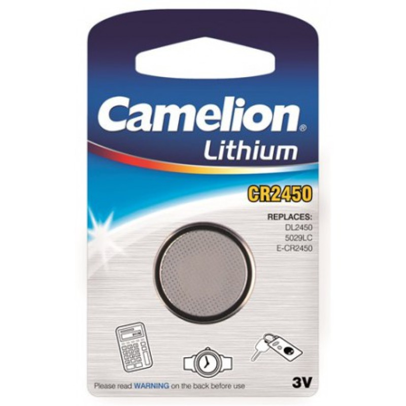 Camelion 3V Lithium Coin Cell Battery CR2450