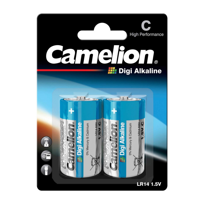 Camelion C Size Digi Alkaline Battery (Pack of 2)