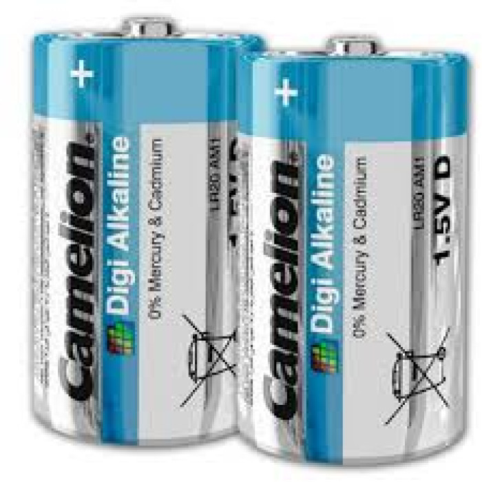 Camelion D Size Digi Alkaline Battery (Pack of 2)