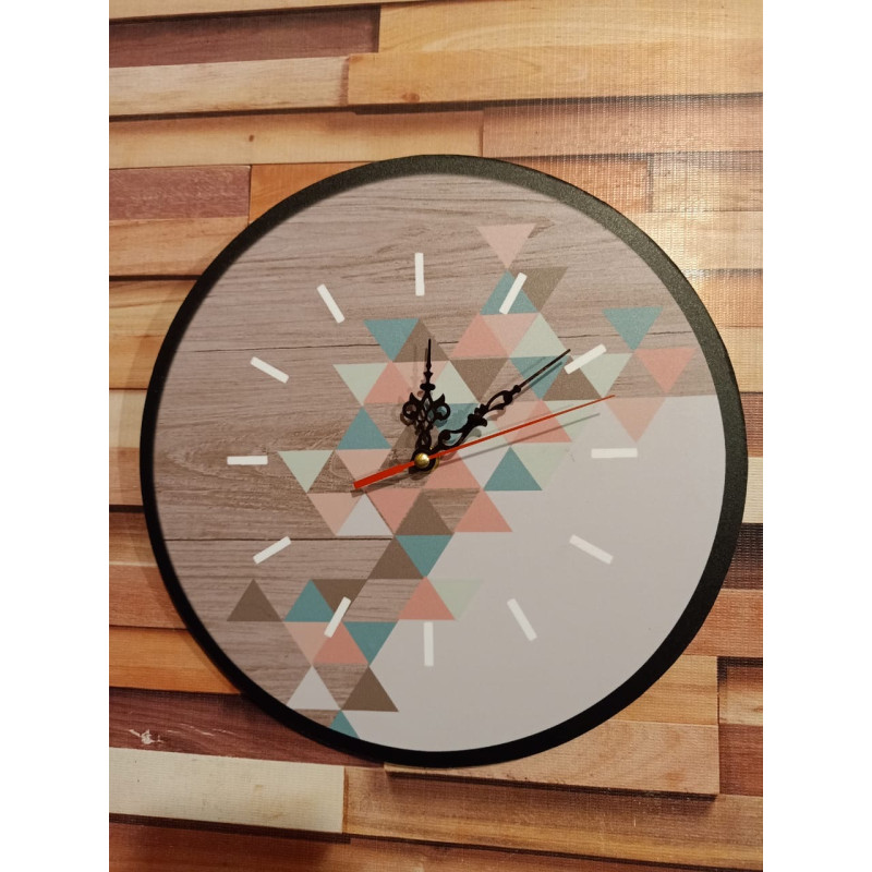 Colorful Wooden Wall Clock TJ-02