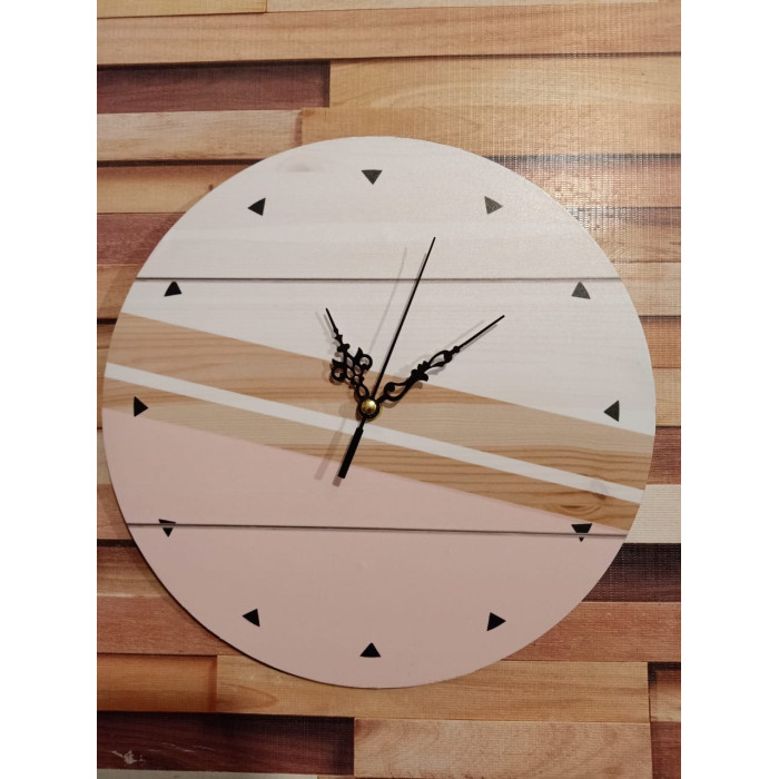 Colorful Wooden Wall Clock TJ-03