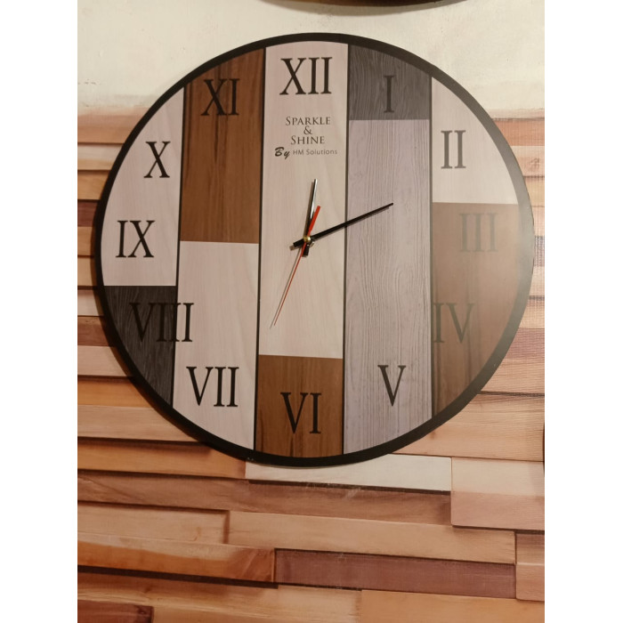 Colorful Wooden Wall Clock TJ-06