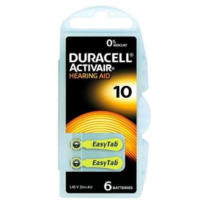 Duracell Hearing Aid Battery - Type 10